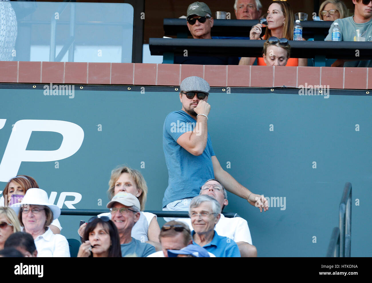 Indian Wells, California, USA. 12th March 2017. Actor Leonardo DiCaprio