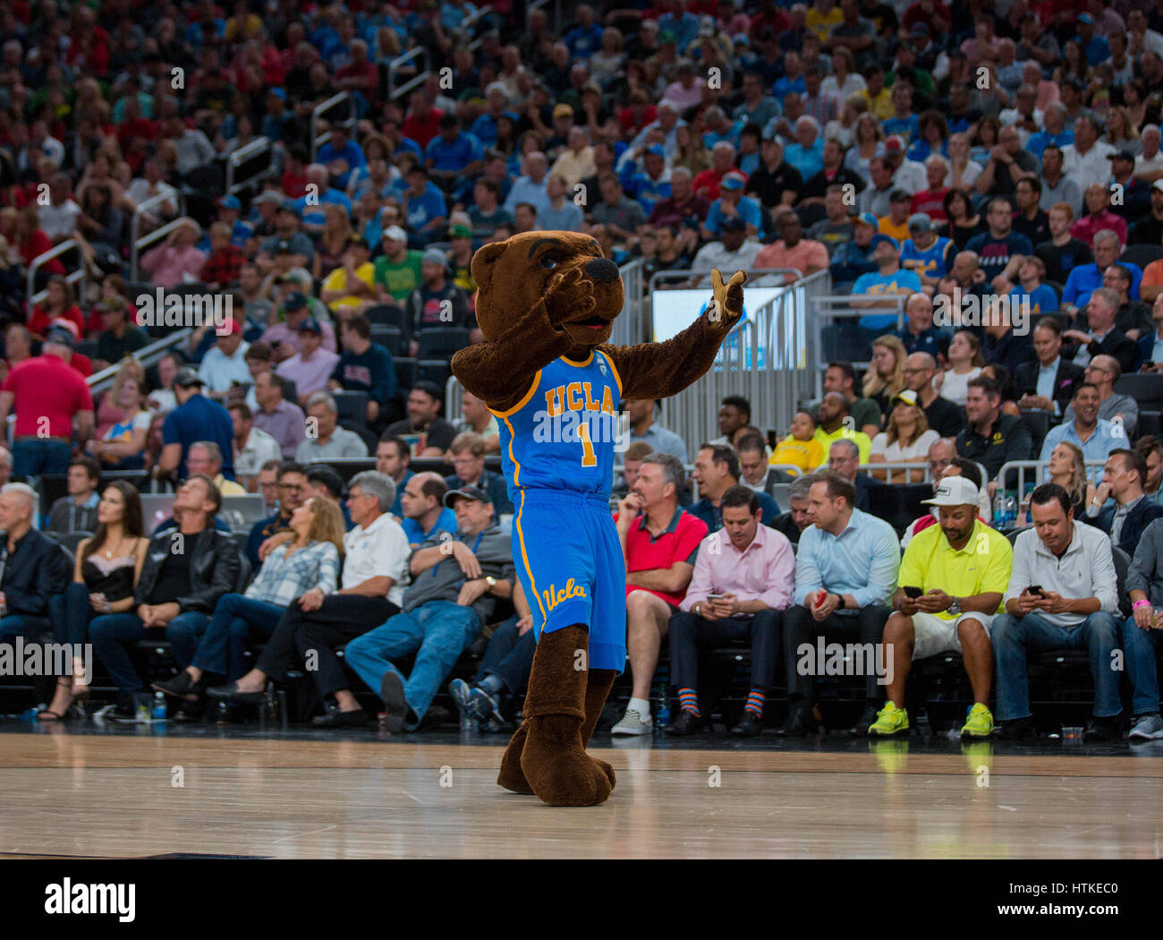 Las Vegas, NV, USA. 10th Mar, 2017. UCLA mascot Joe Bruin performs ...