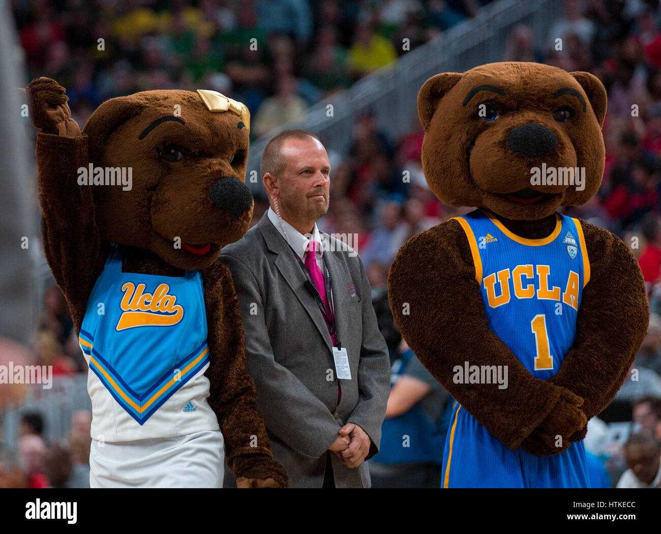 Las Vegas, NV, USA. 10th Mar, 2017. UCLA mascot Joe Bruin performs ...