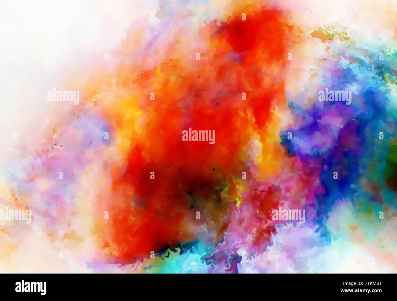 Color cosmic space, multicolor background. Watercolor painting effect Stock Photo Alamy