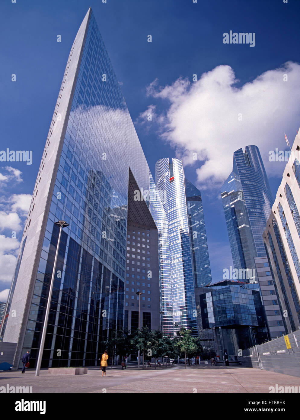 Financial District, La Defense, Paris, France. Stock Photo