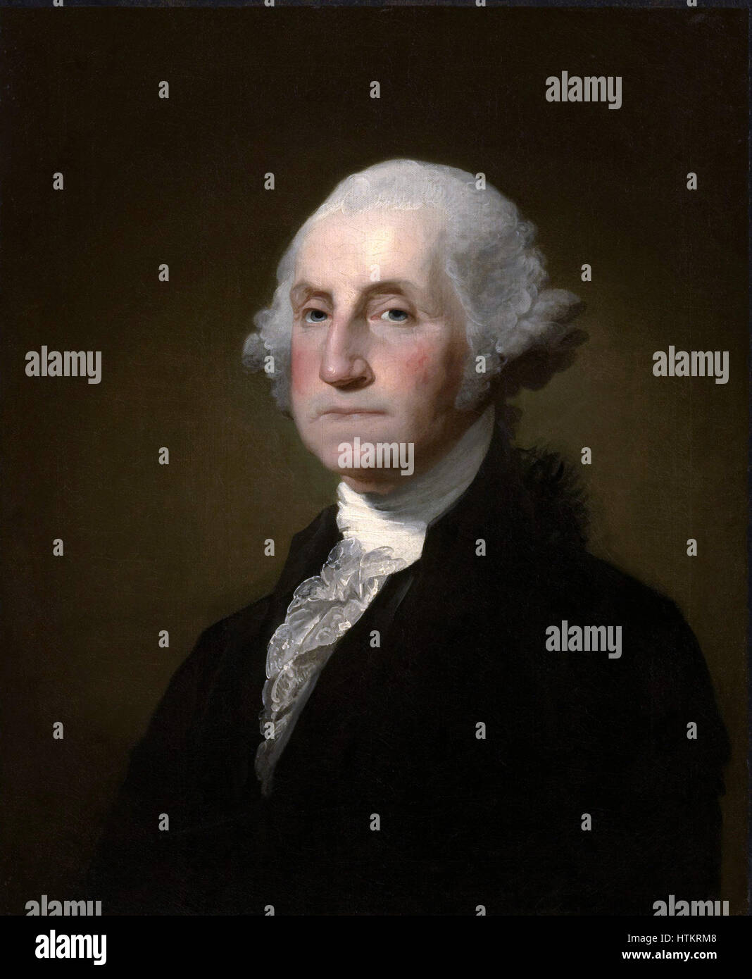 Gilbert Stuart Williamstown Portrait of George Washington Stock Photo