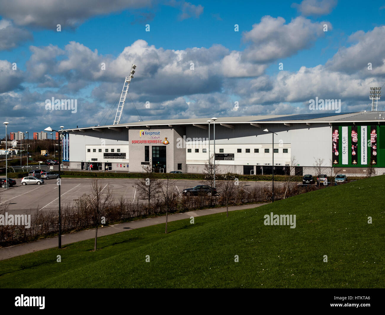 The Keepmoat Stadium, Doncaster Rovers Football Ground, Doncaster, South Yorkshire Shot on 22 March 2104, by Chris Watson Stock Photo