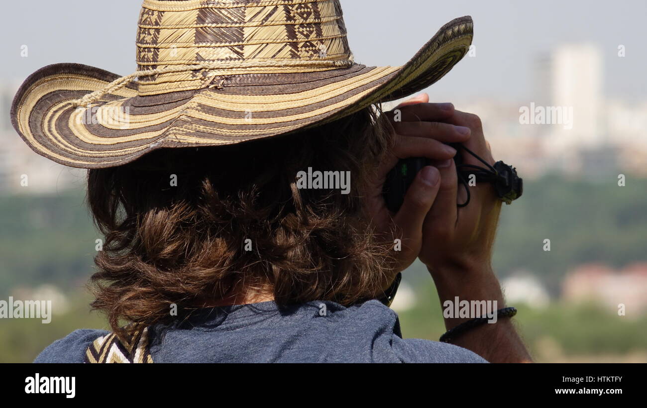 Toursit Videographer Stock Photo