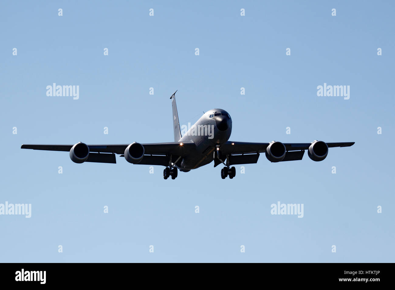 157th Air Refueling Wing KC135 landing at Pease International