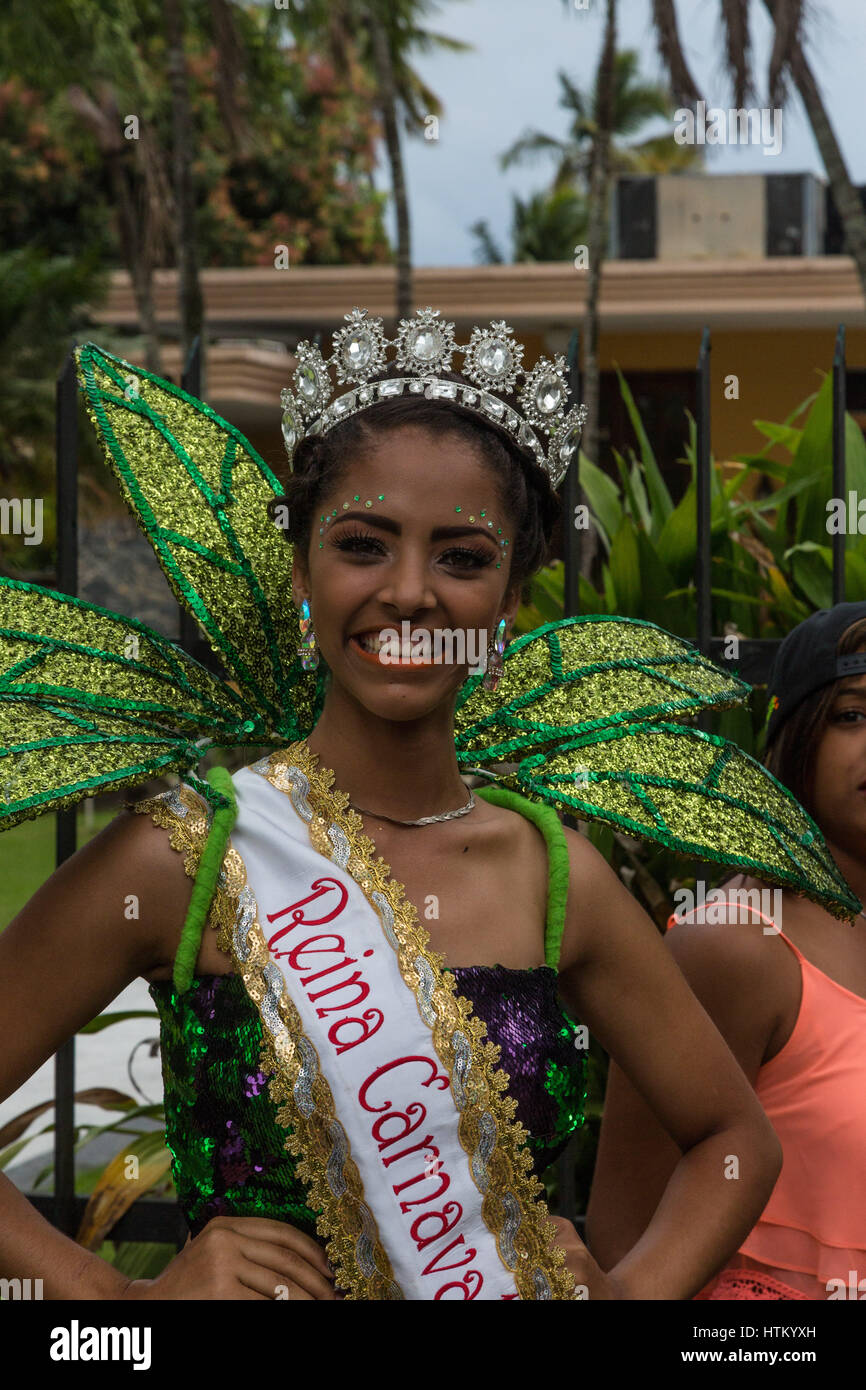 Beauty Queen Of The La Vega Carnival Dominican Republic The First