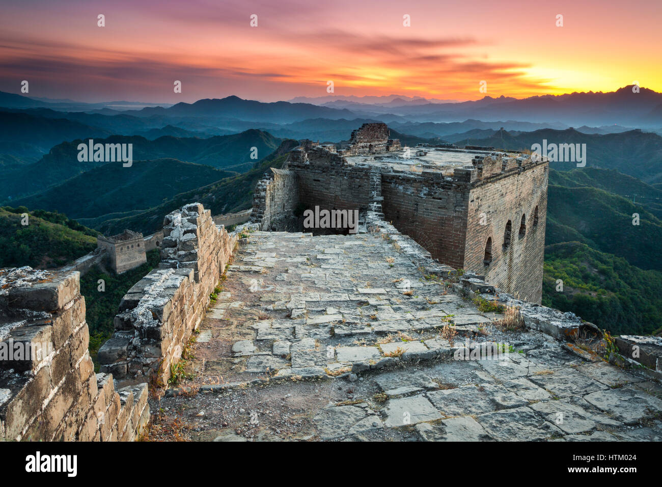 The Great Wall at Jinshanling, China. Located 125 km northeast of