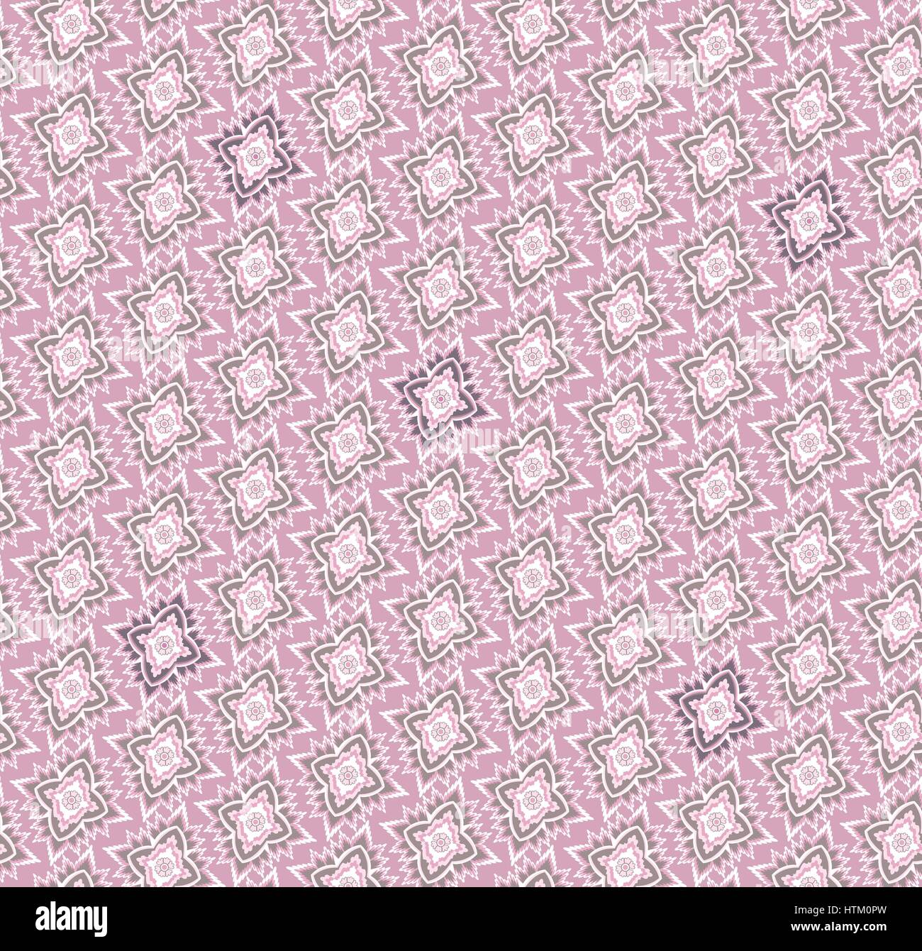 Seamless flower pattern Abstract floral ornament. Oriental fabric ...
