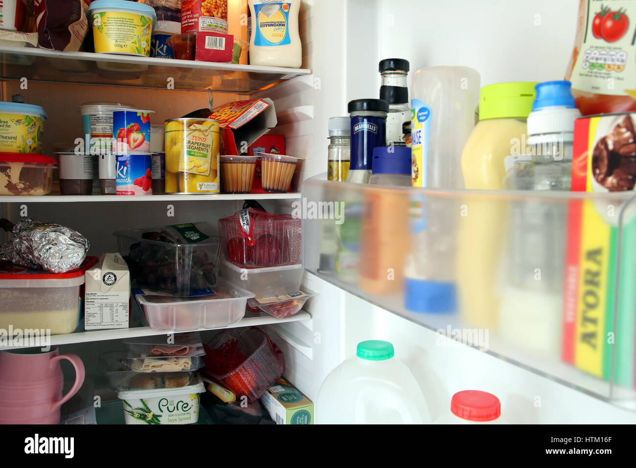 Fridge Contents High Resolution Stock Photography and Images - Alamy