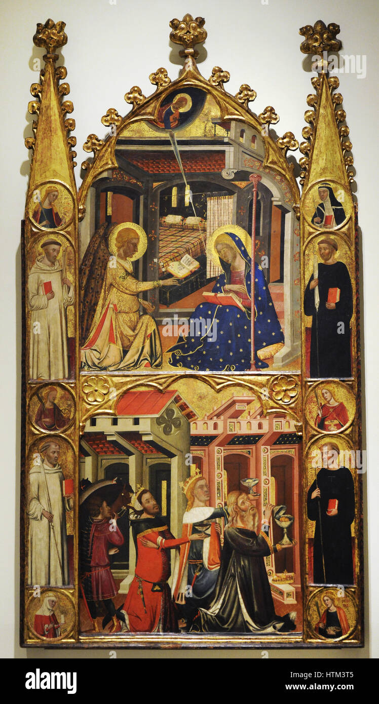 Ferrer and Arnau Bassa (14th century). Spanish painter. Panel of an