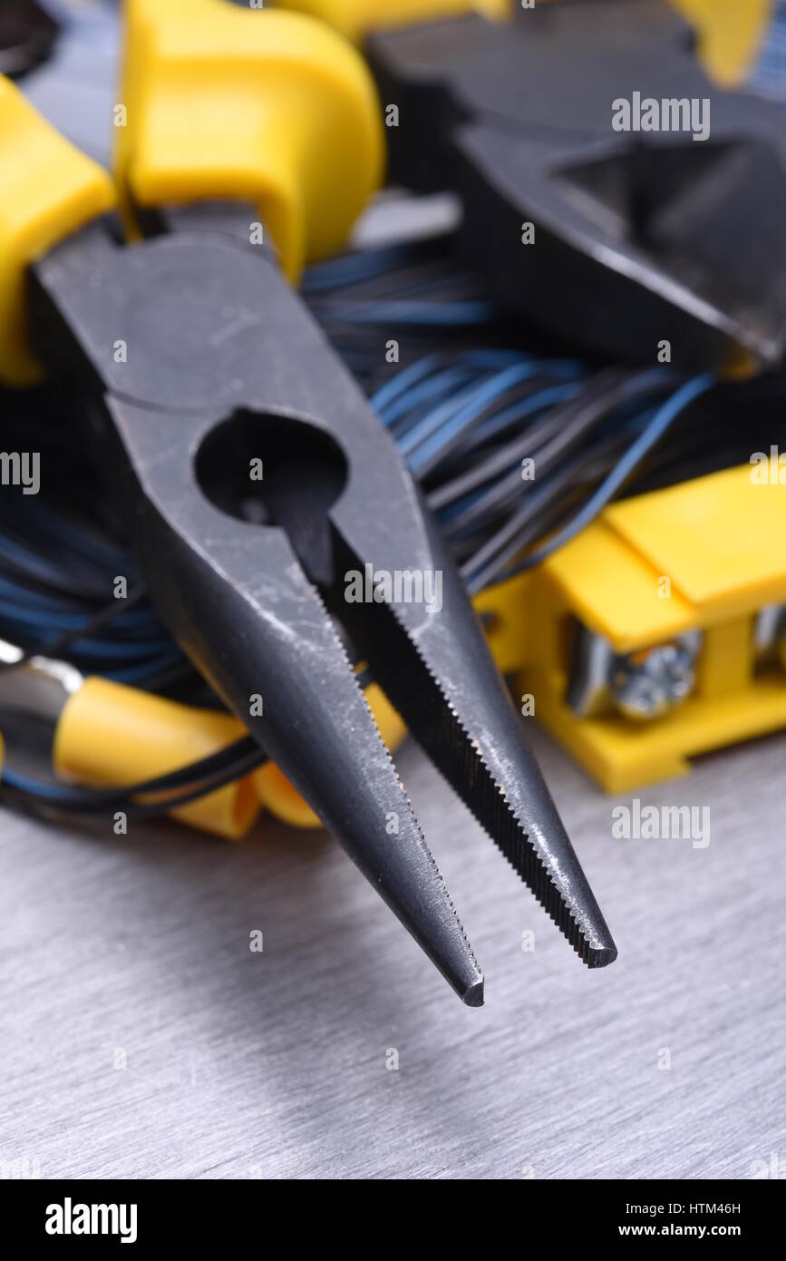 Electrical Installation Tools and Accessories Stock Photo Alamy