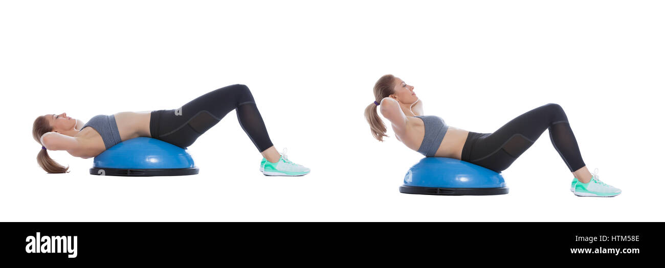 Exercise Execution Exercise obliques woman hi-res stock photography and images - Alamy
