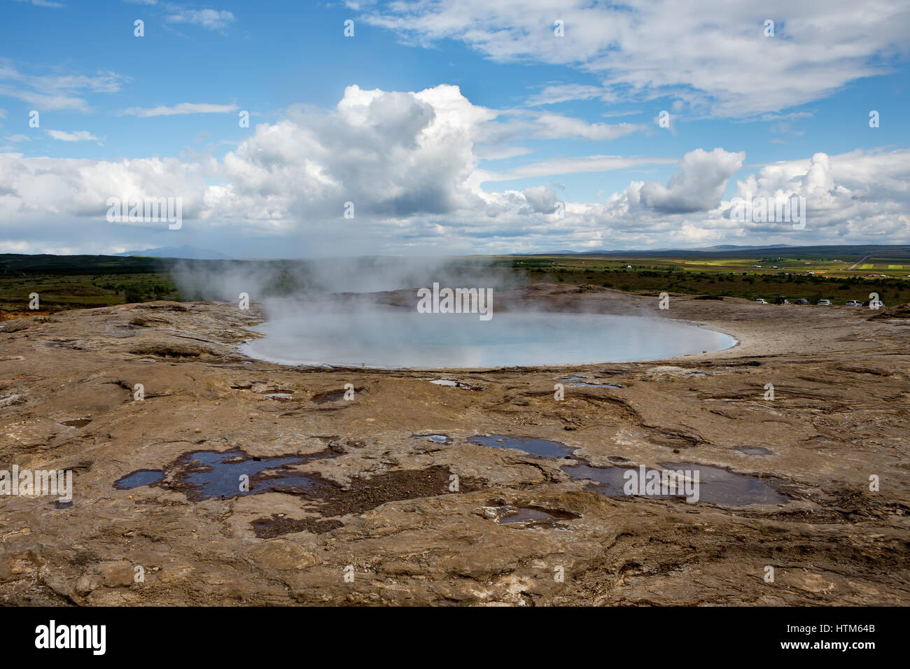 Geyser in Iceland Stock Photo - Alamy
