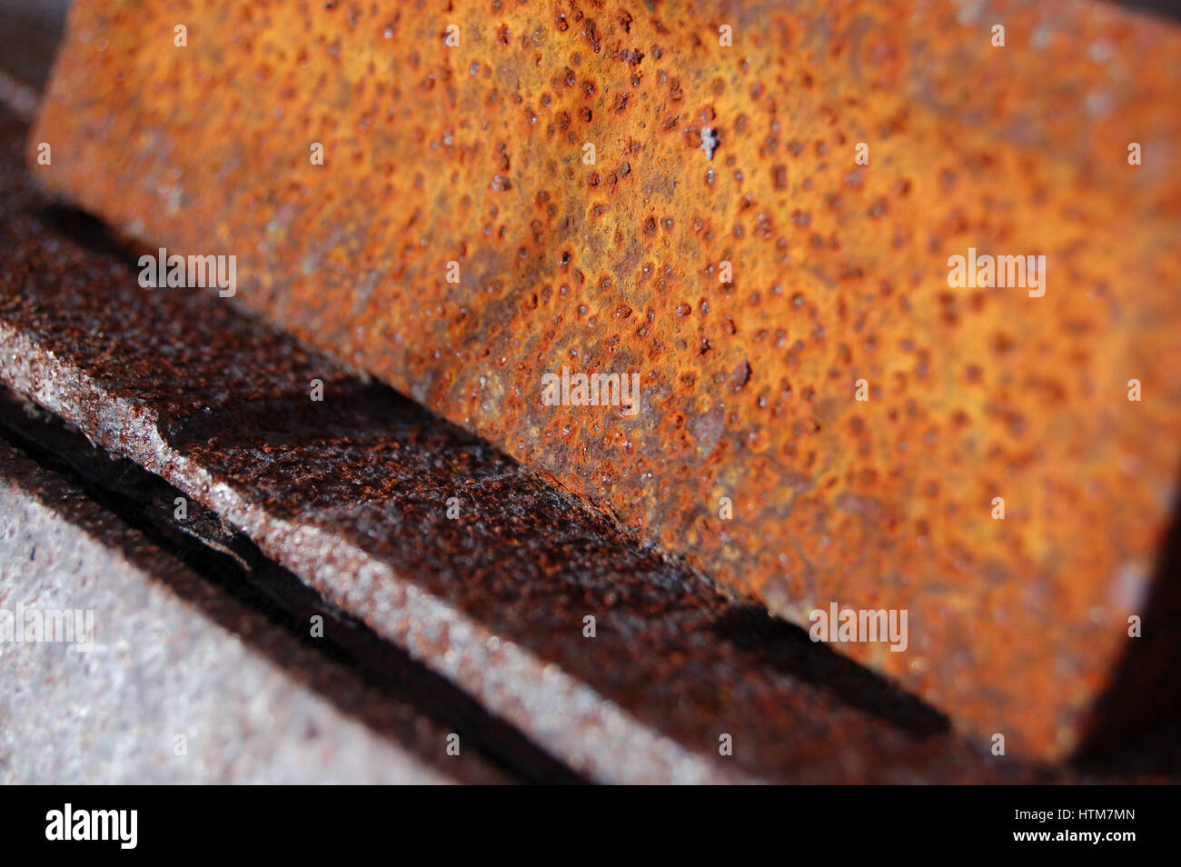 Metal Exposed to the Outside Elements Allowed to Rust Stock Photo - Alamy