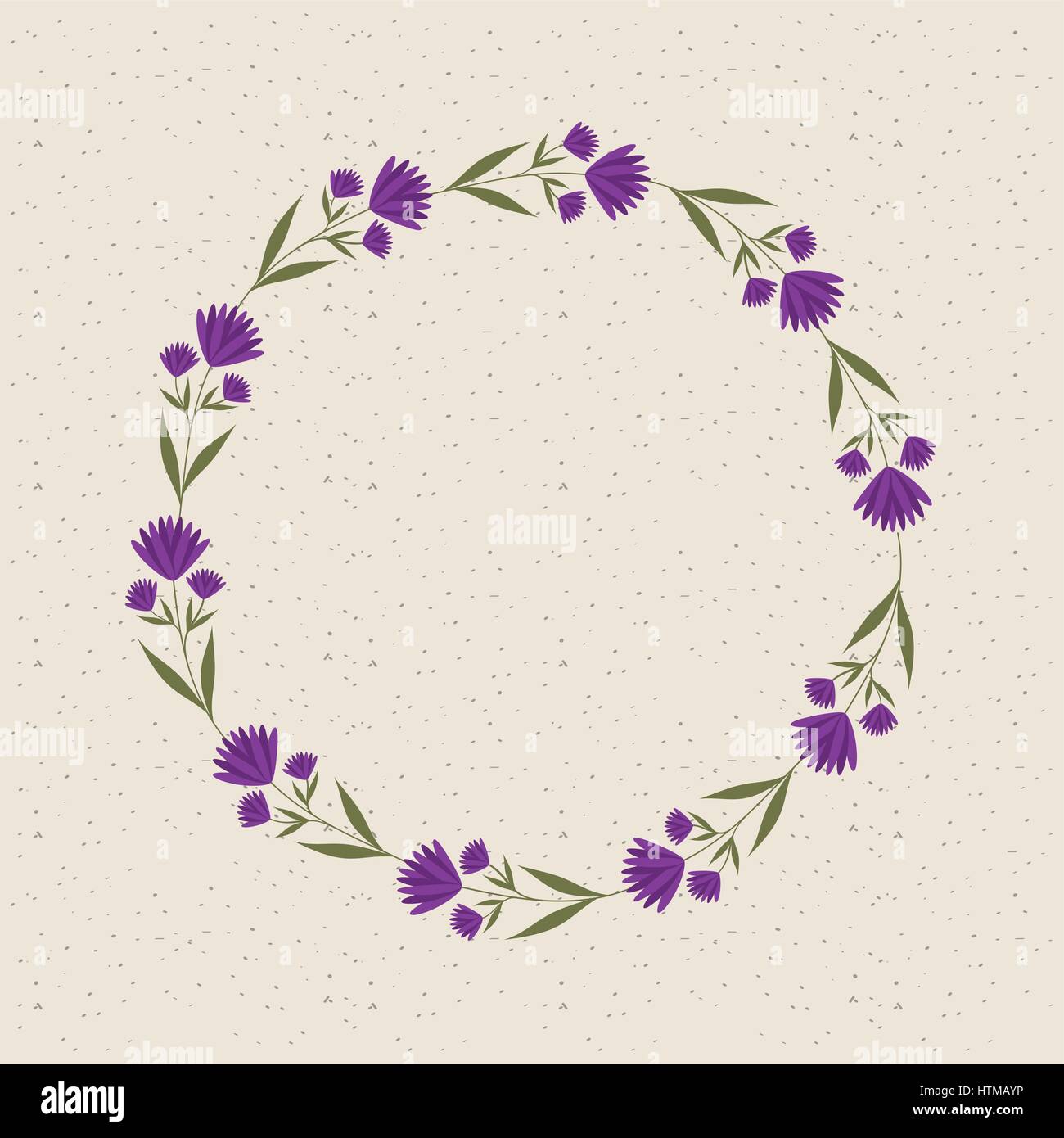 wreath of flowers Stock Vector Image & Art - Alamy