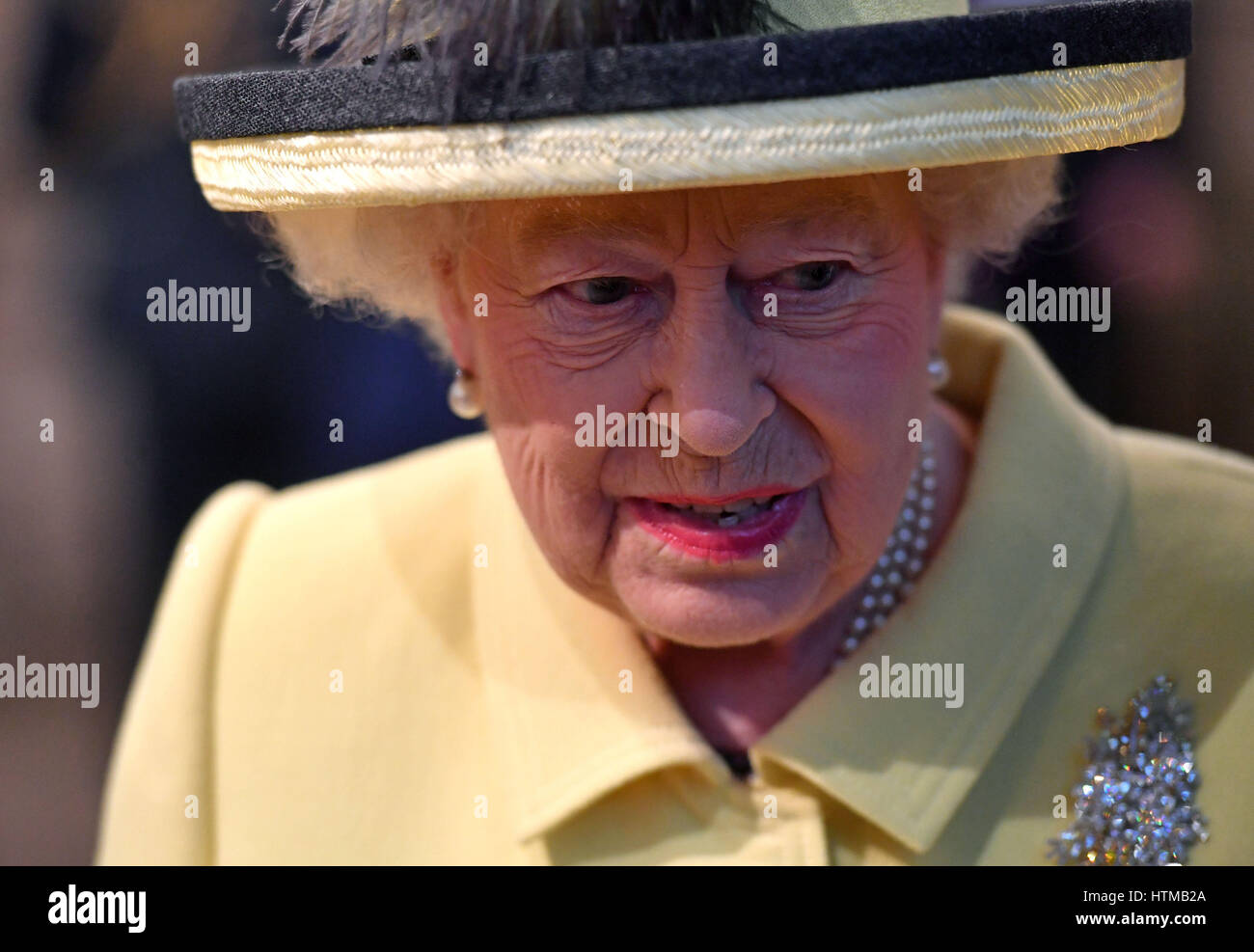 Queen Elizabeth II attends the Commonwealth Service at Westminster
