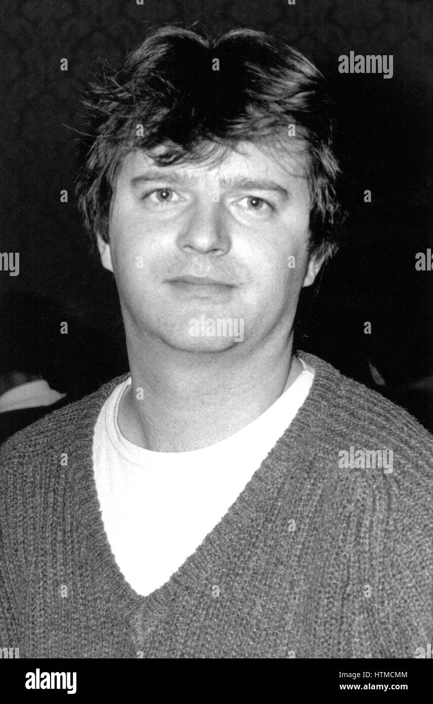 Paul Merton, comedy actor and performer, attends a press conference for the launch of television series Whose Line Is It Anyway? in London, England on January 9, 1991. Stock Photo