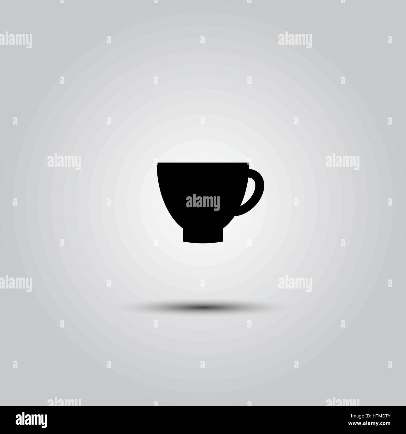 cup of coffee tea hot drink black vector icon on white background icon ...