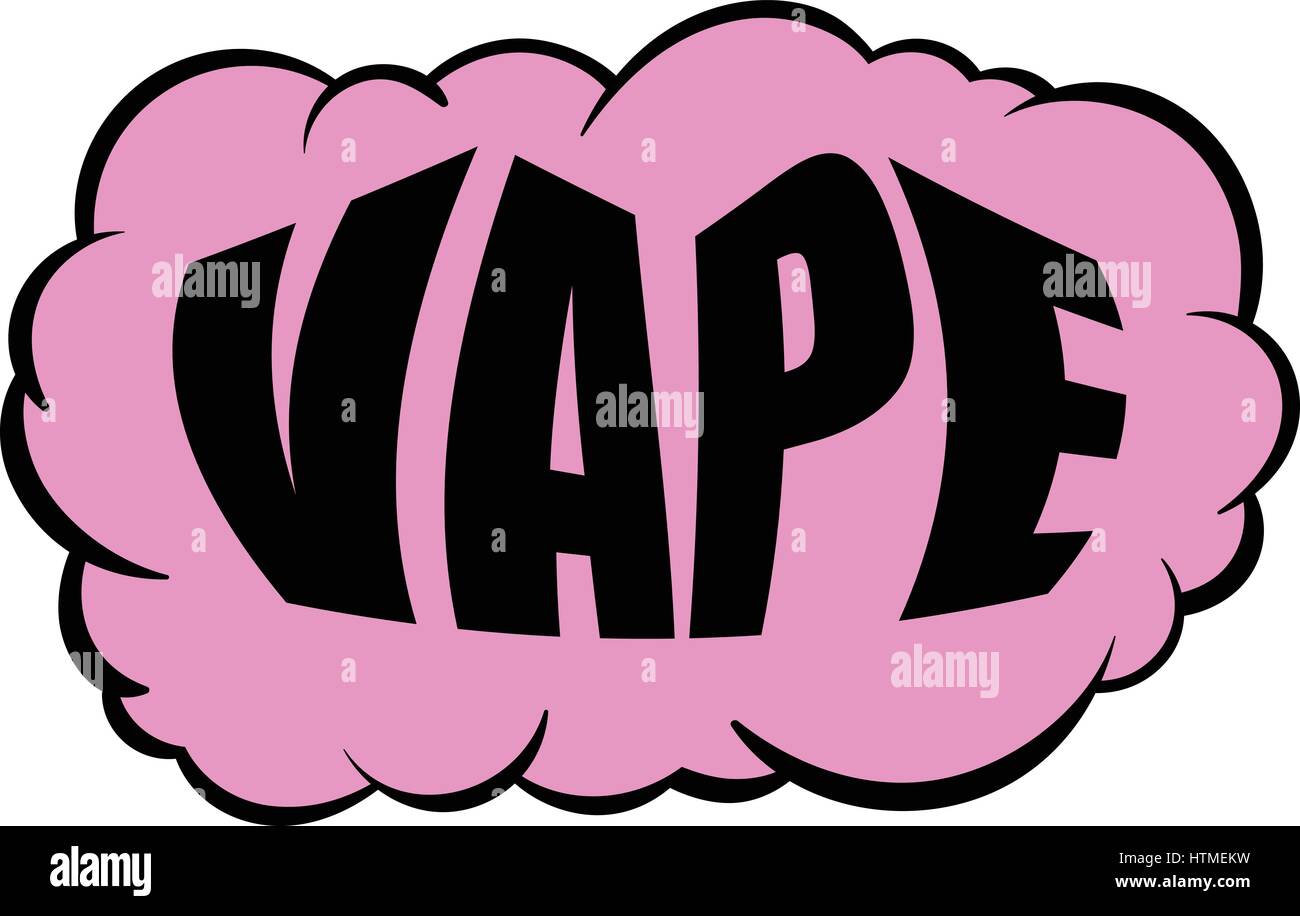 Smoke vape icon cartoon Stock Vector Image & Art - Alamy