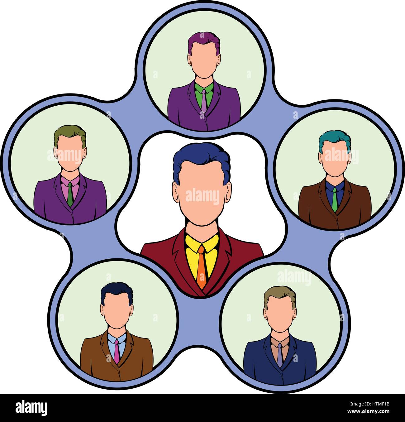 Team management icon cartoon Stock Vector Image & Art - Alamy