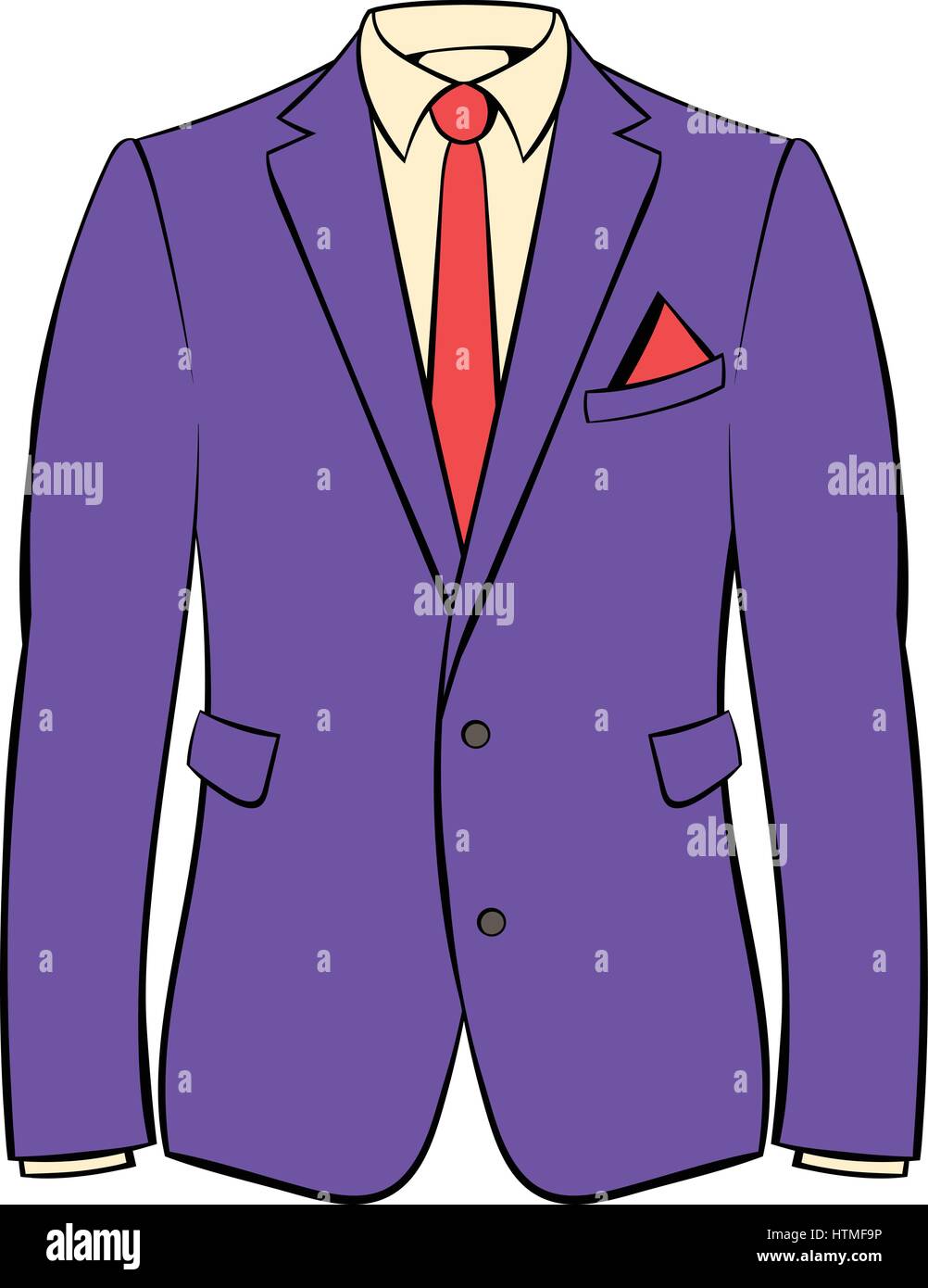 Men jacket with shirt icon cartoon Stock Vector Image & Art - Alamy