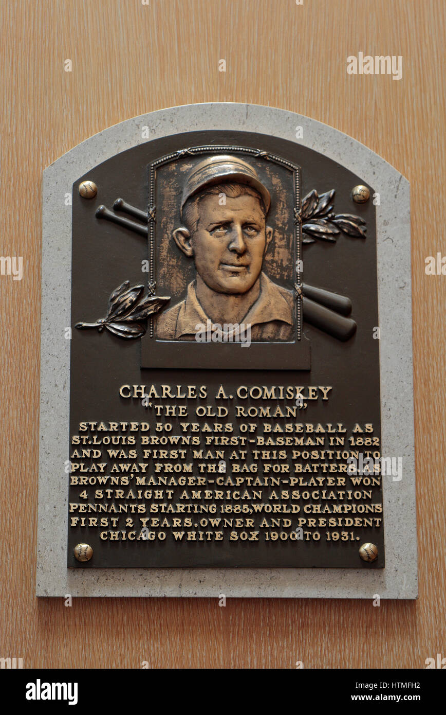 Cooperstown baseball hall of fame hires stock photography and images