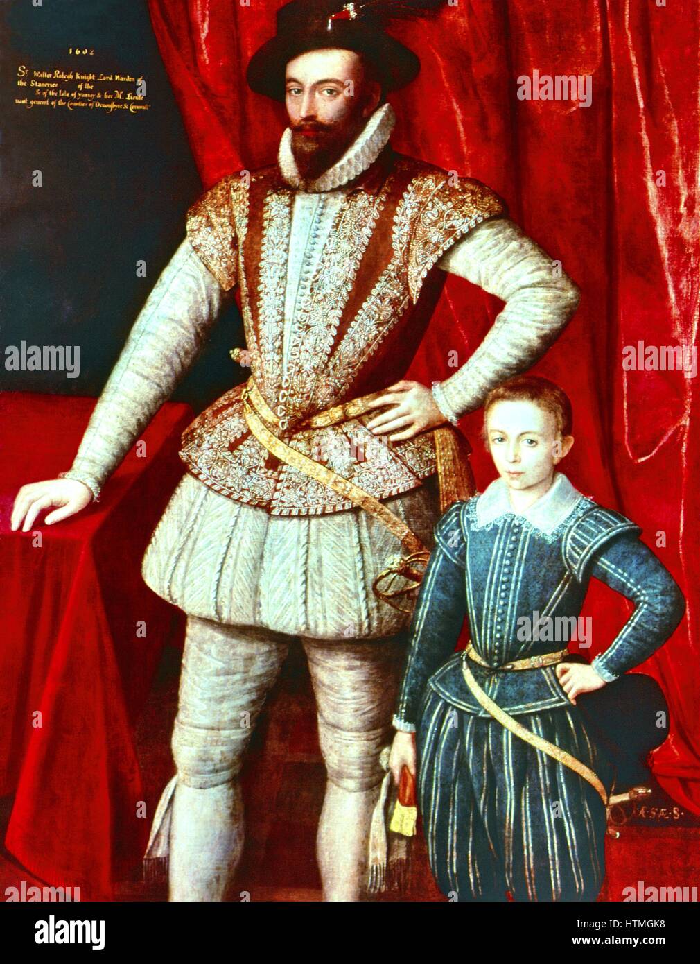 Walter Raleigh (1552-1612) English courtier and navigator. Favourite of ...
