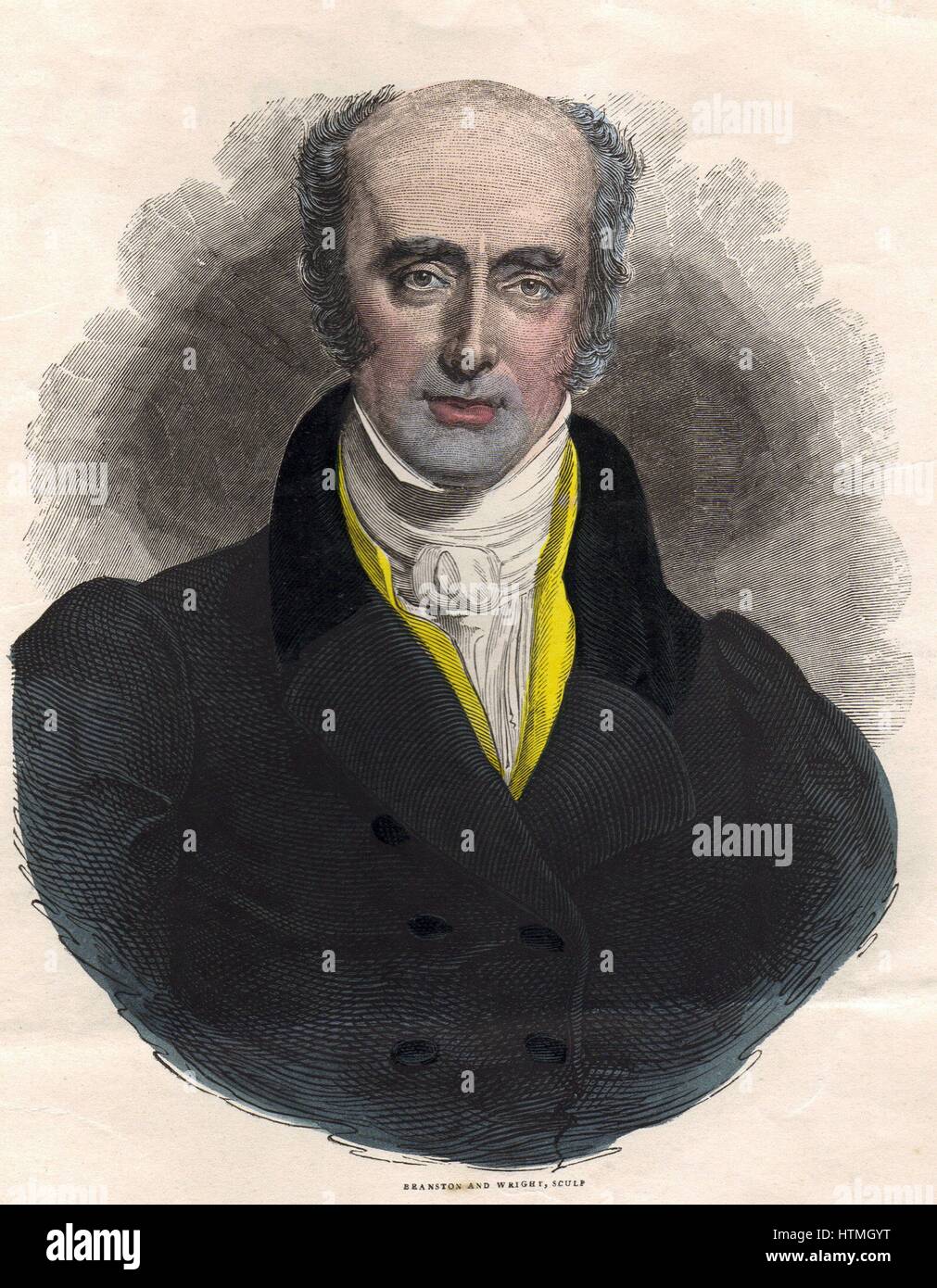 Charles Grey, 2nd Earl Grey (1764-1845) known as Viscount Howick 1806 and 1807.British Statesman. Prime Minister 1830-1830 Stock Photo