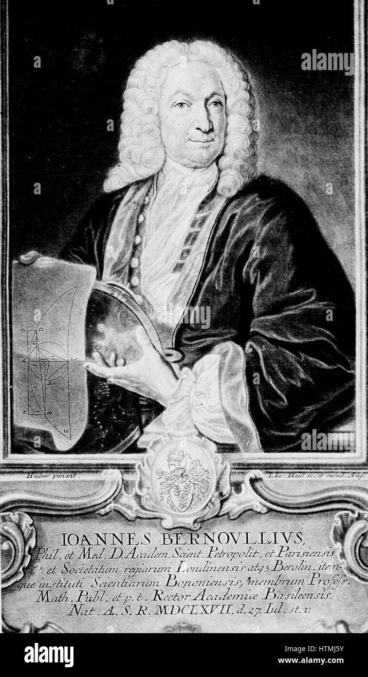 Portrait Johann Bernoulli Black And White Stock Photos Images Alamy