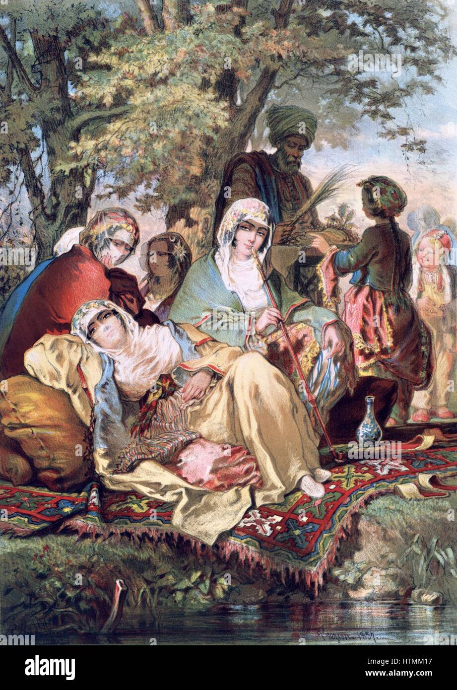 Hareem', 1857. Stock Photo