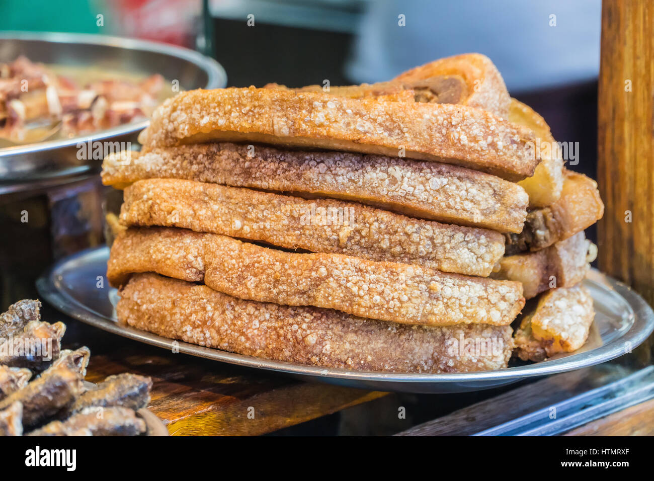 Chinese roast pork Stock Photo Alamy