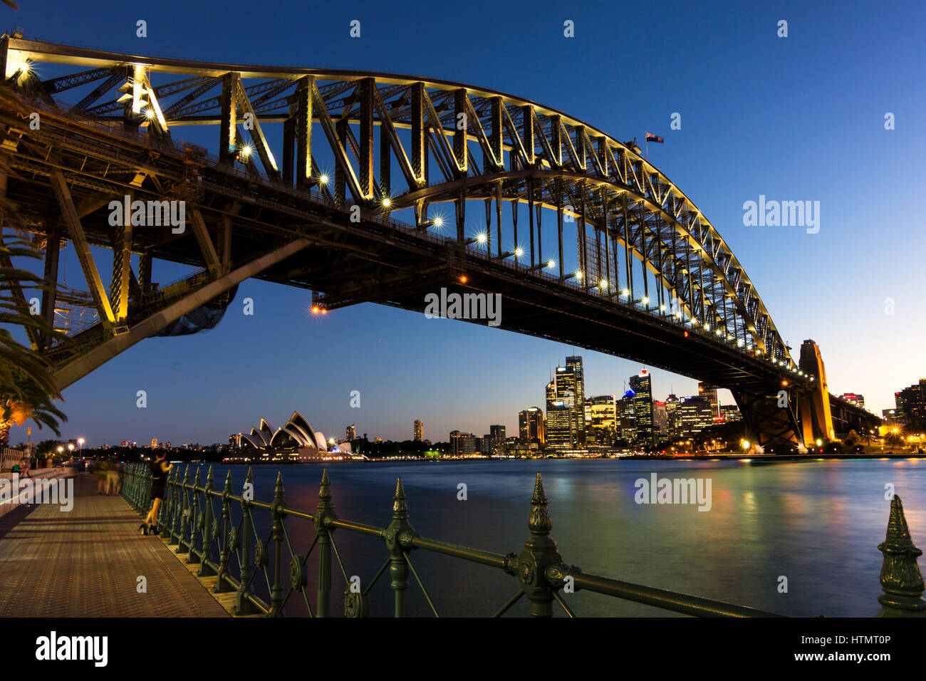 Sydney Harbor Bridge, Sydney, Australia Stock Photo