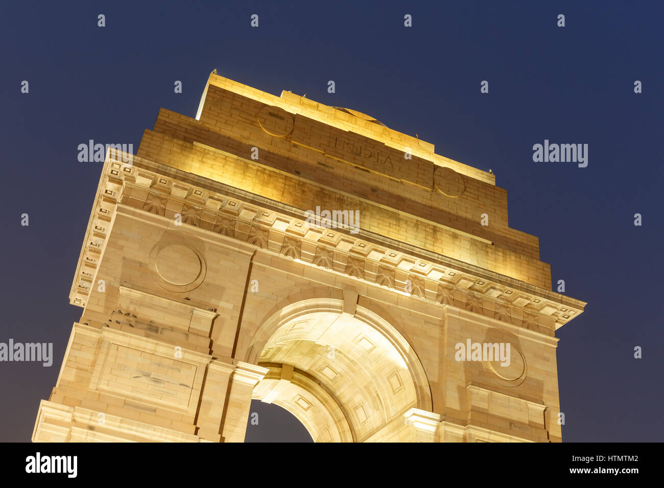 India gate night view new delhi hi-res stock photography and images - Alamy