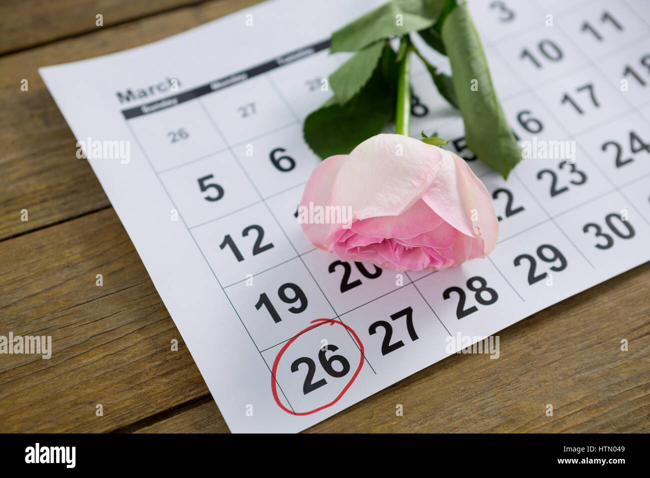 Rose calendar hires stock photography and images Alamy