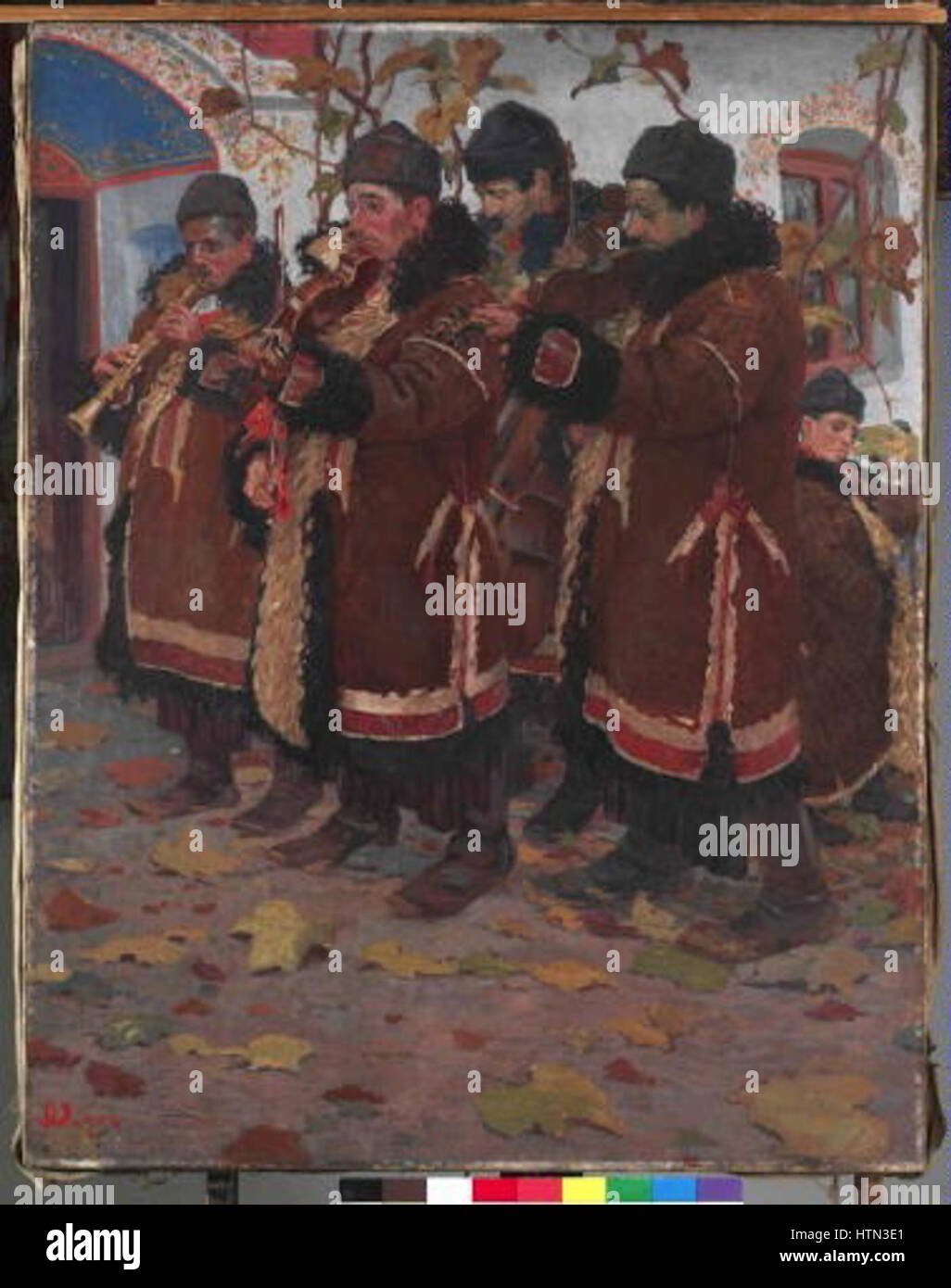'Hudci - Muzikanti' by Joza Uprka depicts musicians (Hudci) playing ...