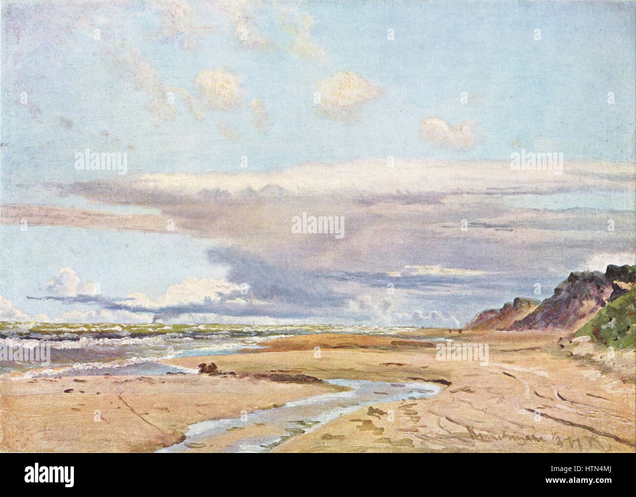 Vilhelm Kyhn Strand ved Kandestederne 1877 Stock Photo Alamy