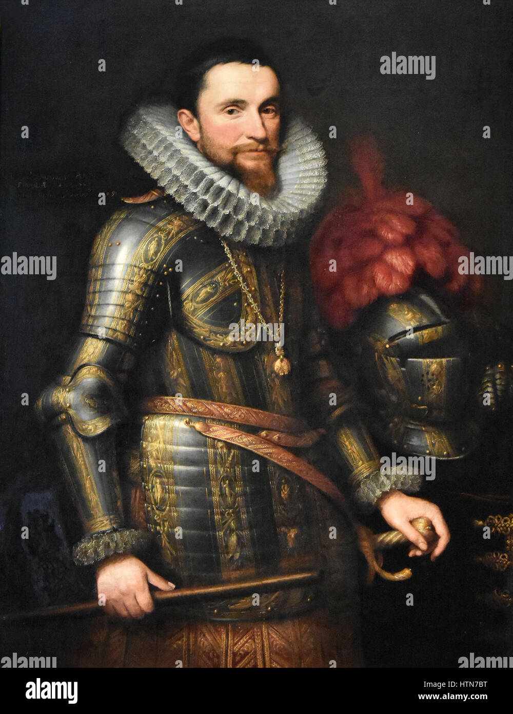 Michiel Jansz. van Mierevelt (1566-1641) Portret van Ambrogio Spinola - Noordbrabants Museum 's-Hertogenbosch 26-8-2016 13-56-23 Stock Photo