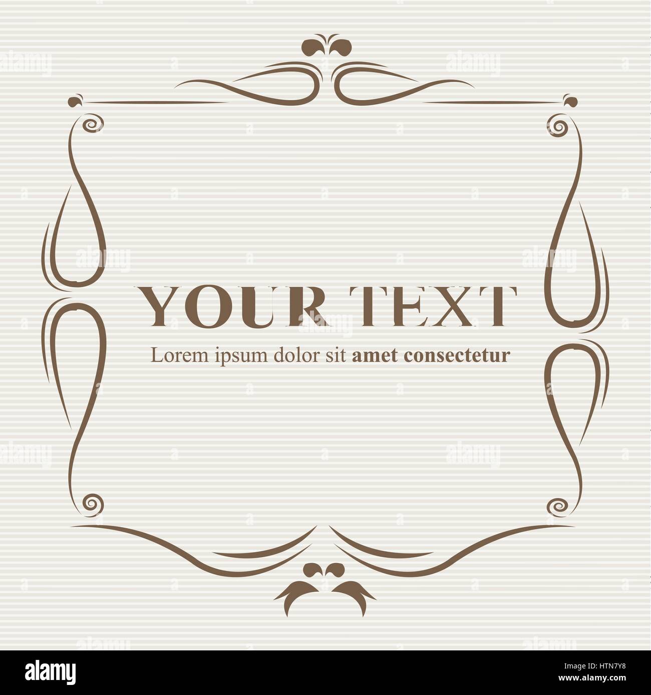 Ornate frames style Stock Vector Image & Art Alamy