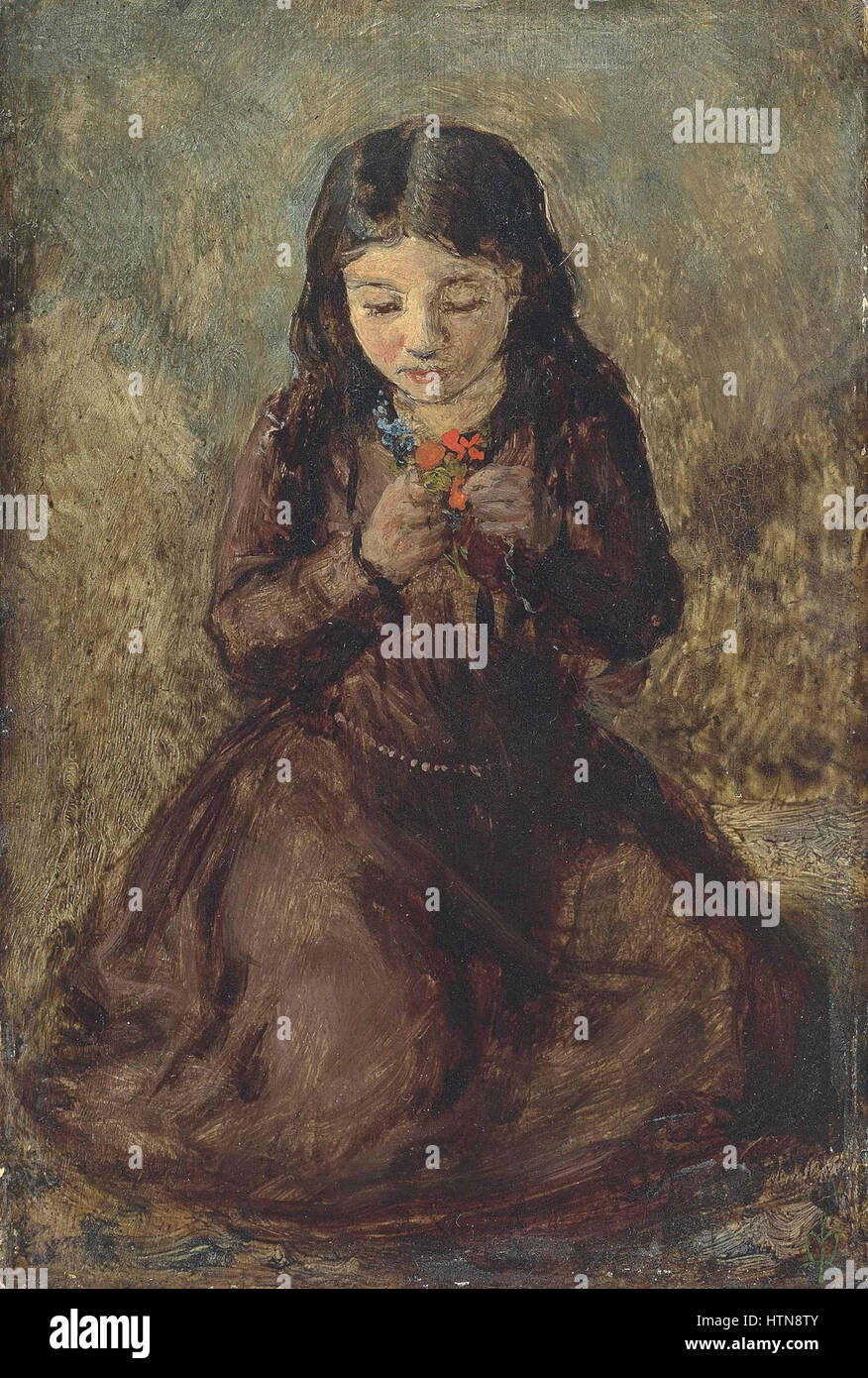 John Everett Millais - Florence 'Pobby' Thomas Stock Photo