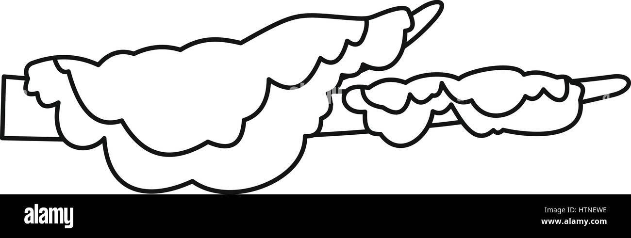 Snow icon. Outline illustration of snow vector icon for web Stock ...