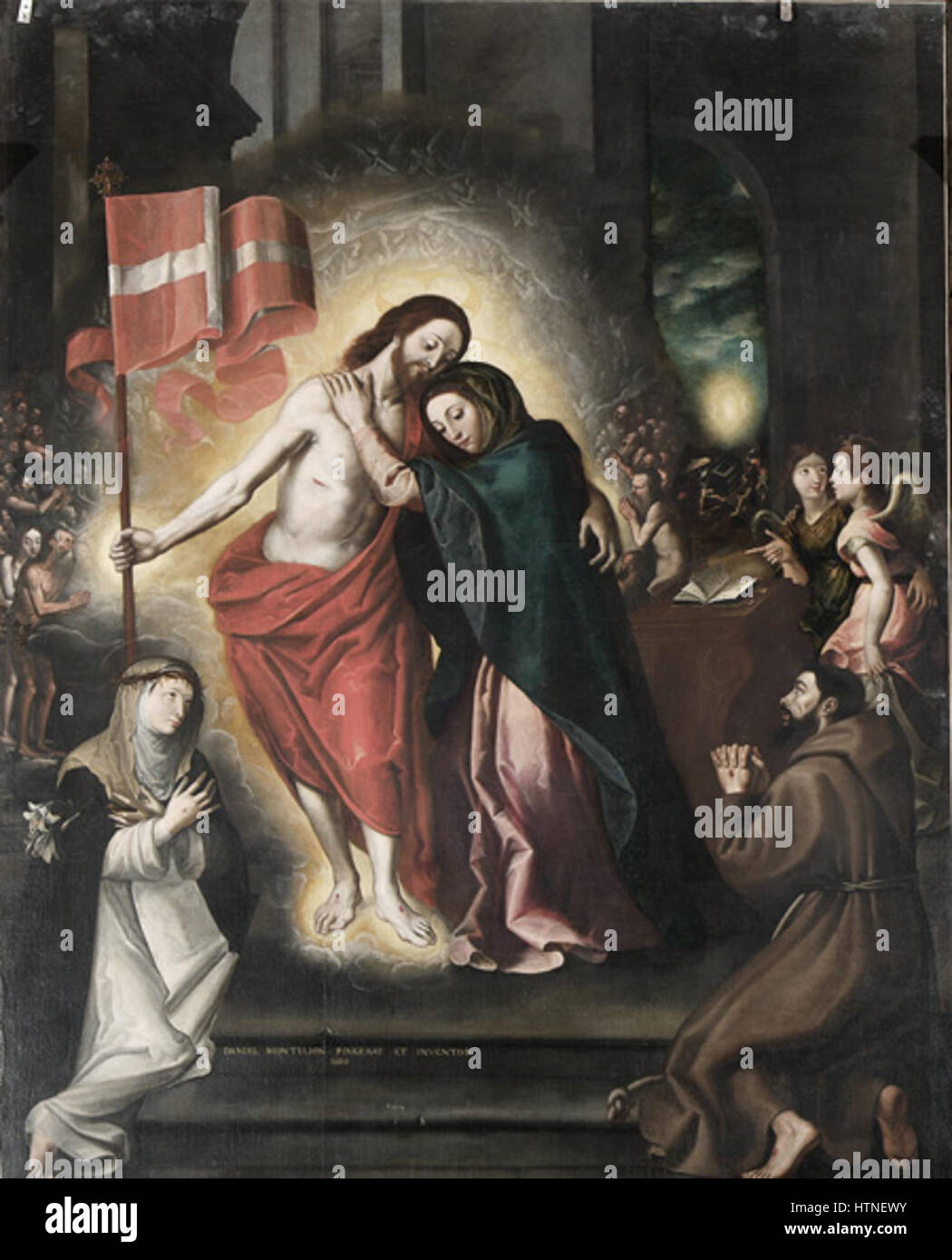 The mystic marriage of saint catherine hi-res stock photography and ...