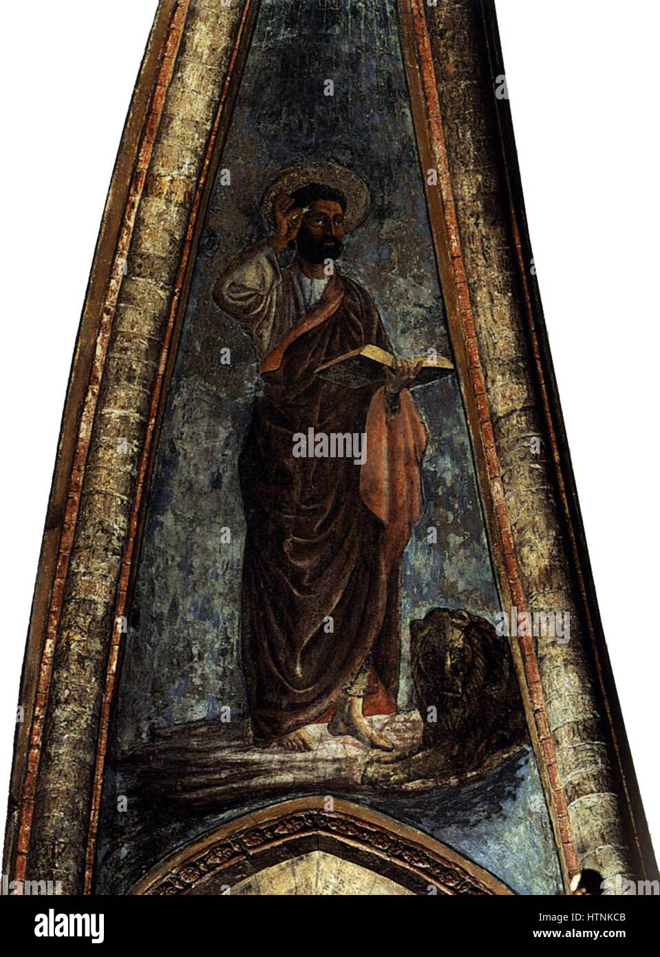 Andrea del castagno, affreschi di san zaccaria, san marco Stock Photo