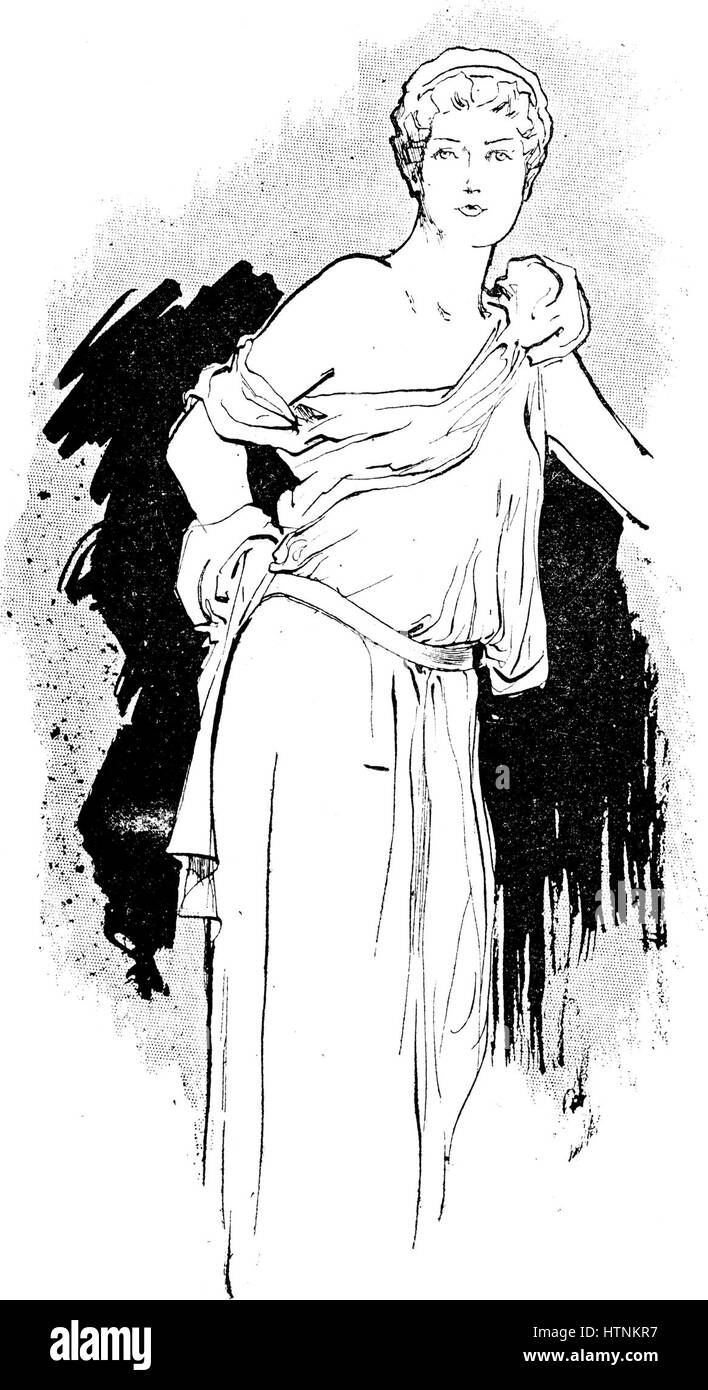 Fernand Butin’s 'Le Corset' captures the delicate nature of fashion in the late 19th century, focusing on the corset as a central symbol of women’s clothing and societal expectations of the time. Stock Photo