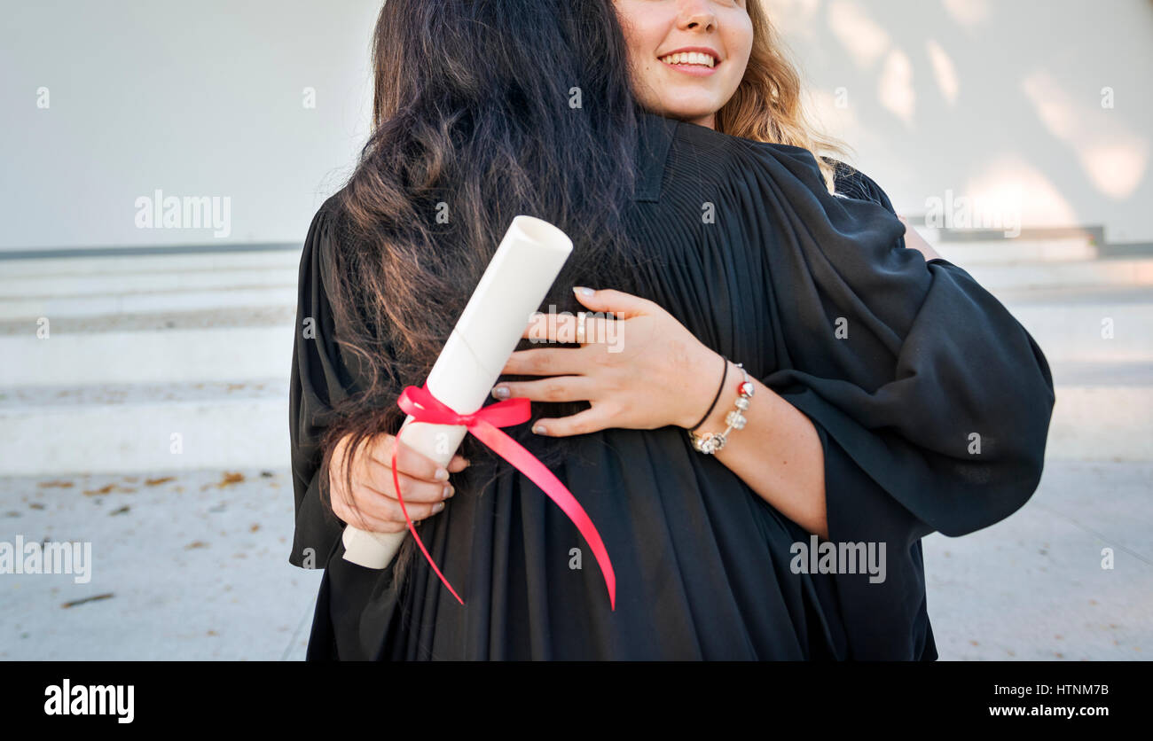 Graduation Celebration Success Certificate College Concept Stock Photo ...