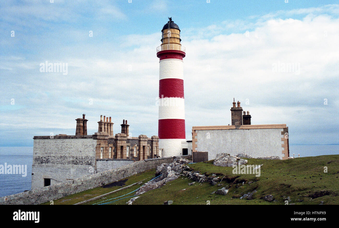 Scalpay Lighthouse - Outer Hebrides Stock Photo