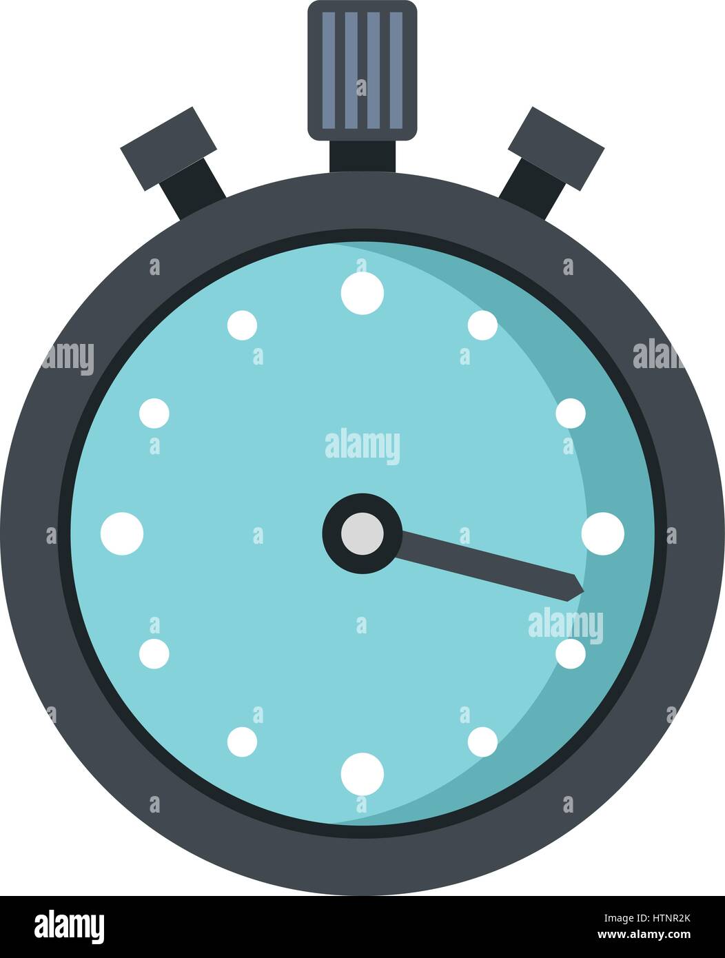 Metallic stopwatch icon, flat style Stock Vector Image & Art - Alamy