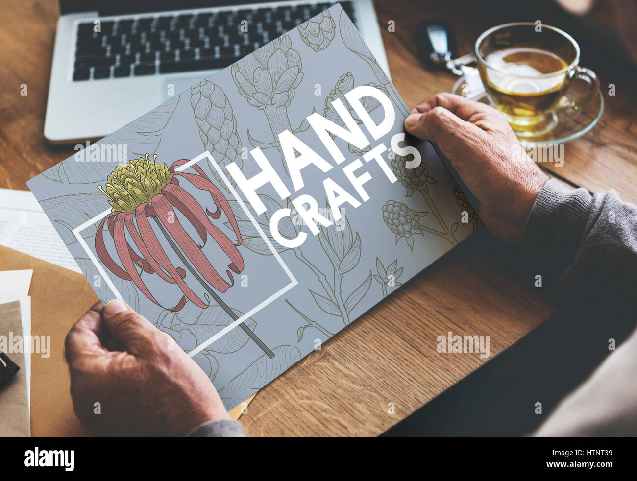 Blooming Floral Arts and Crafts Nature Stock Photo - Alamy