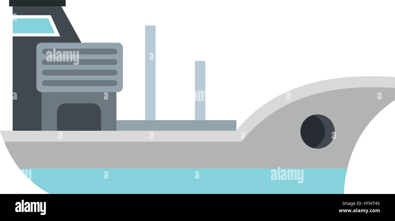 Marine ship icon, flat style Stock Vector Image & Art - Alamy