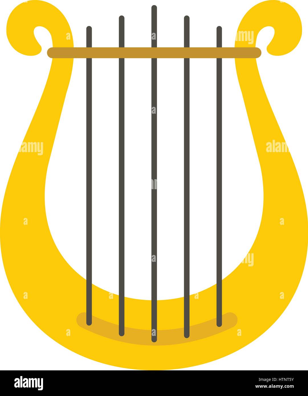 Harp icon, flat style Stock Vector Image & Art - Alamy