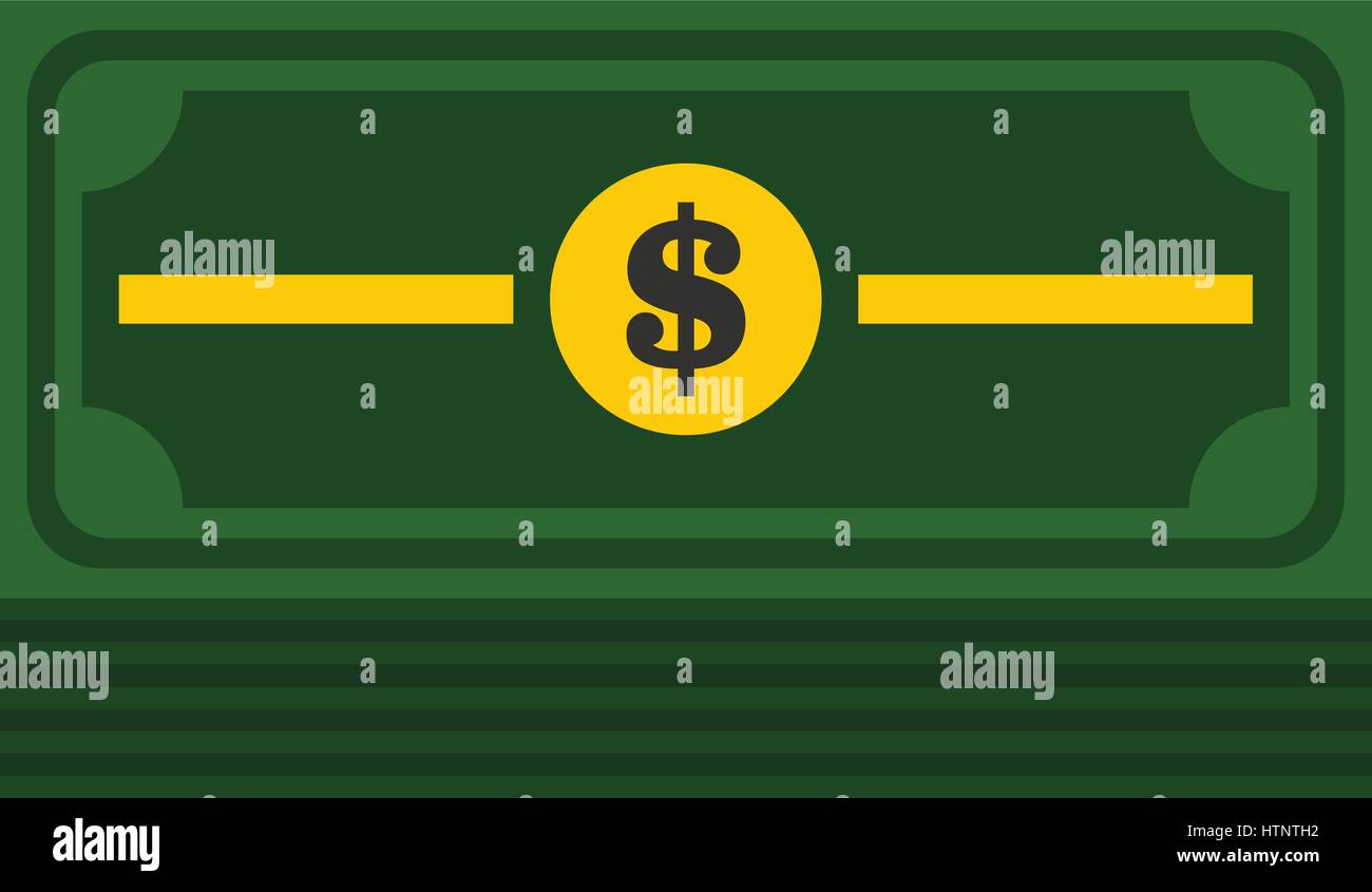 Stack of dollars icon, flat style Stock Vector Image & Art - Alamy